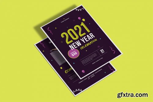 elements.envato.com - New Year Countdown Celebration 2021 Flyer