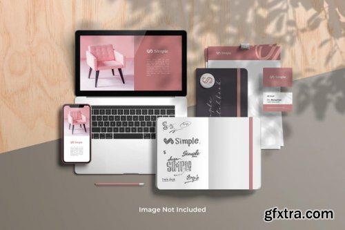 Stationery Branding Mockup - Scene Creator