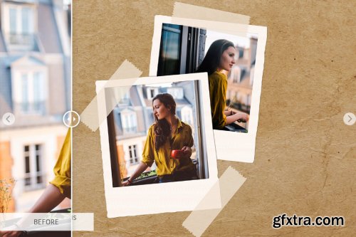 CreativeMarket - Polaroid Photoshop Actions 5428546