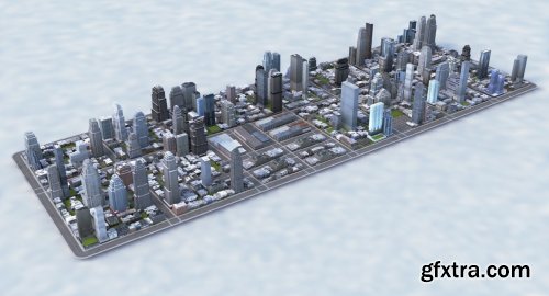 City Block 3D model