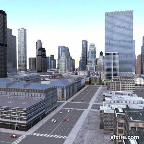 City Block 3D model