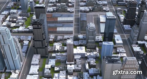 City Block 3D model