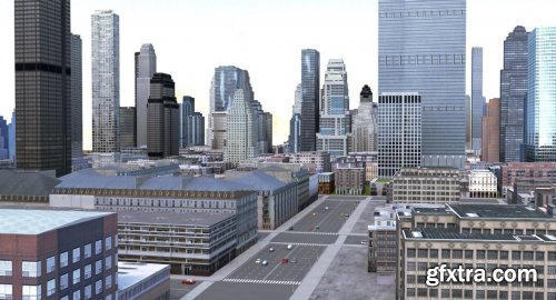 City Block 3D model