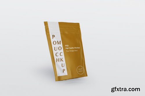 Pouch packaging mockup