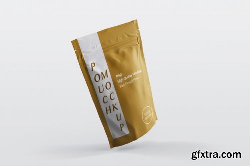 Pouch packaging mockup