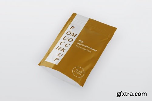 Pouch packaging mockup