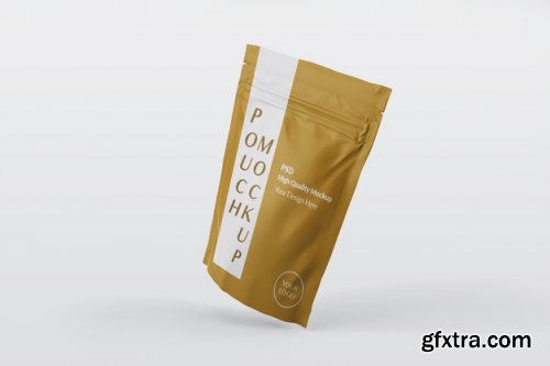 Pouch packaging mockup