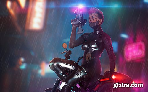  Cyberpunk - Photoshop Compositing Course