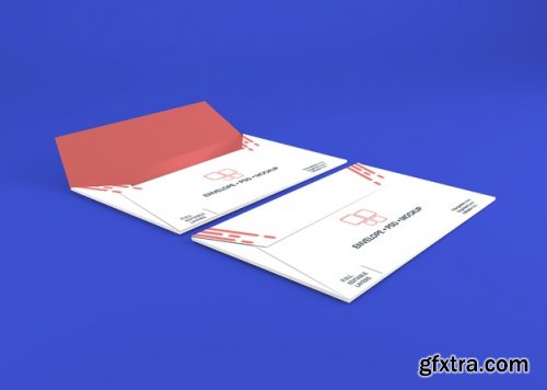 Realistic envelope mockup