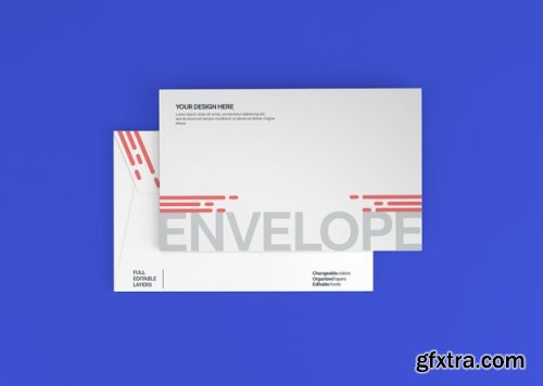 Realistic envelope mockup