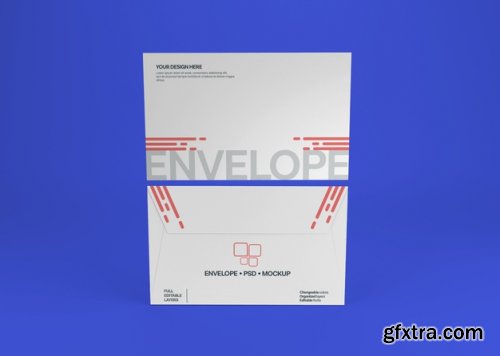 Realistic envelope mockup