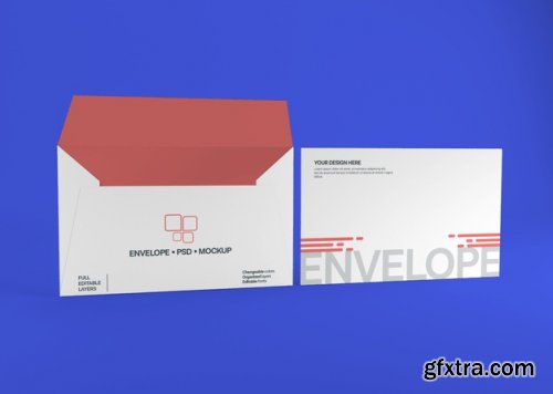 Realistic envelope mockup