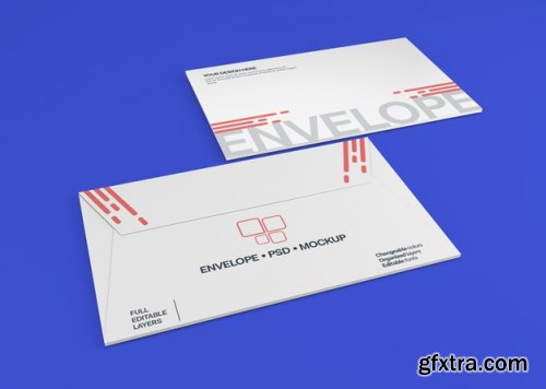 Realistic envelope mockup