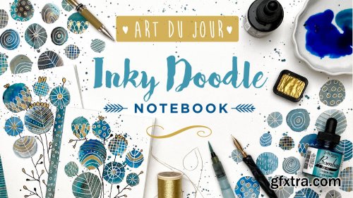  Art du Jour: Inky Doodle Notebook