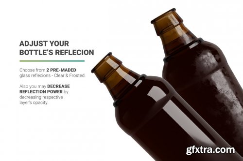 CreativeMarket - Beer Bottle Mockup 4998891