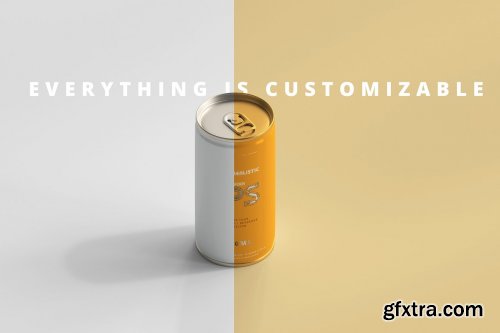 CreativeMarket - 50+ Aluminum Can Mockup Collection 5700912