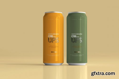 CreativeMarket - 50+ Aluminum Can Mockup Collection 5700912