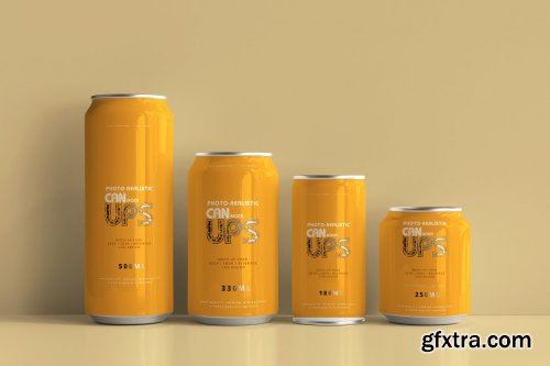 CreativeMarket - 50+ Aluminum Can Mockup Collection 5700912