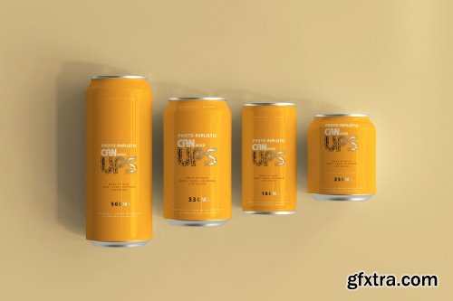 CreativeMarket - 50+ Aluminum Can Mockup Collection 5700912