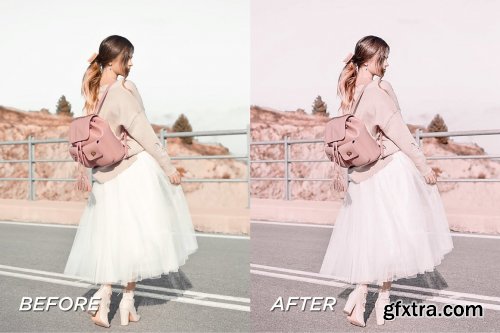 CreativeMarket - 5 Cotton Candy Pink Lightroom Preset 5701534