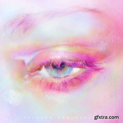 Eye Pink - Photoshop Digital Paintin Tutorial by Yanjun Cheng