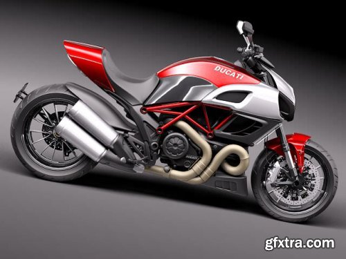 Ducati Diavel 2011 3D model
