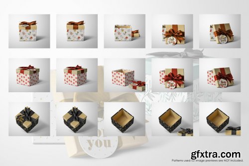 CreativeMarket - Gift Box Mockup 6K 5570092