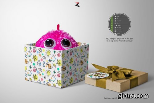 CreativeMarket - Gift Box Mockup 6K 5570092