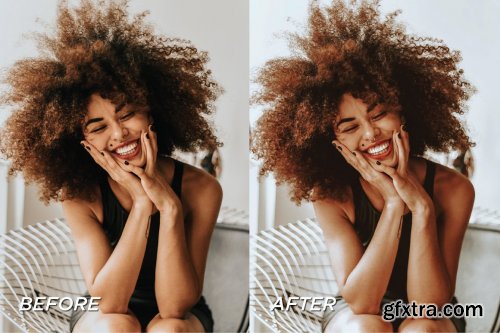 CreativeMarket - 5 Dark Skin Lightroom Presets 5701703