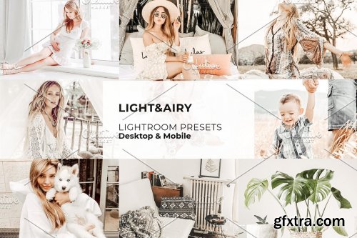 CreativeMarket - Light and Airy Lightroom Presets 5642263