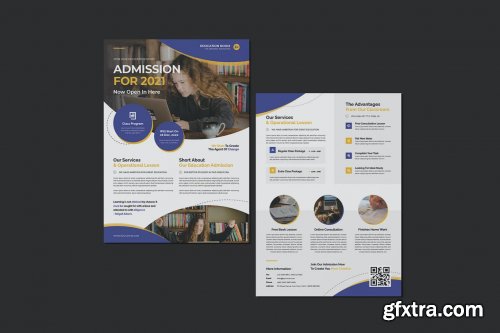 Education Admission Flyer