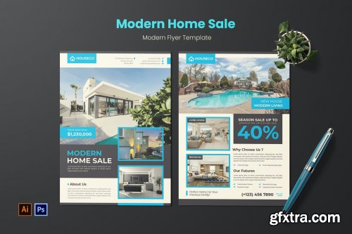 Modern Home Sale Flyer