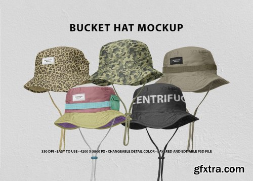 CreativeMarket - Bucket Hat Mockup 5661005