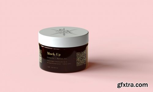 CreativeMarket - Cosmetic | Medical Pot Mock-Up Vol.2 5631853