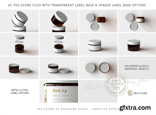 CreativeMarket - Cosmetic | Medical Pot Mock-Up Vol.2 5631853