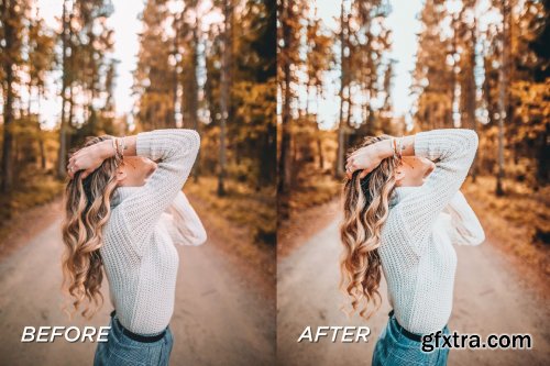 CreativeMarket - 5 Fall Lightroom Presets 5701788