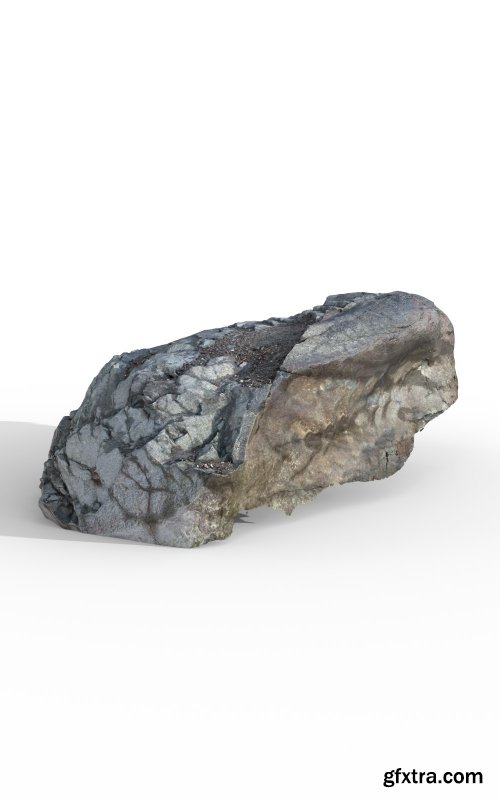 Natural Mountain Rock Premium 3D Model