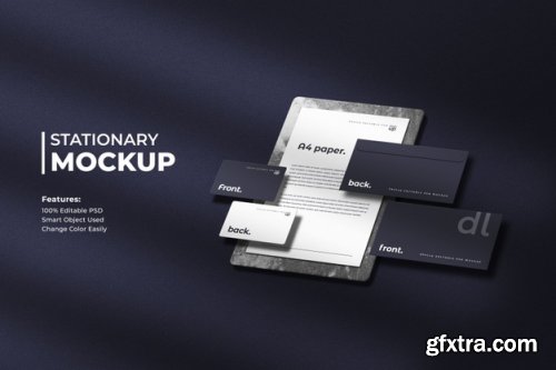 Corporate stationary mockup