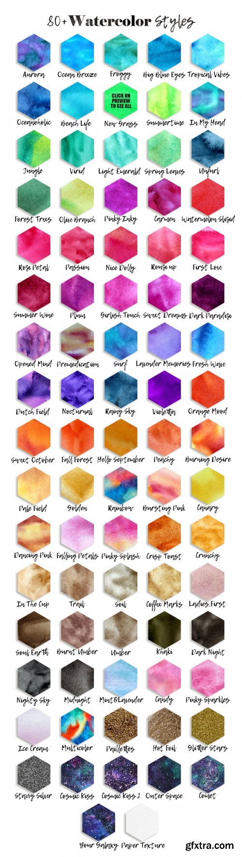 CreativeMarket - Watercolor Photoshop Layer Styles 5570845