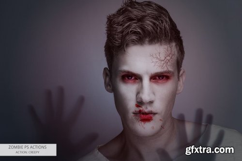 CreativeMarket - Zombie Photoshop Actions 5542513