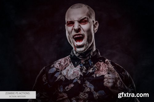 CreativeMarket - Zombie Photoshop Actions 5542513