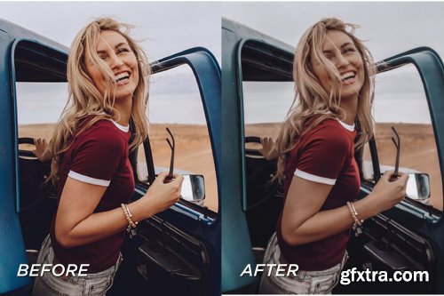 CreativeMarket - 5 Road Trip Lightroom Presets 5699055