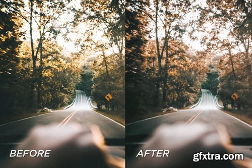 CreativeMarket - 5 Road Trip Lightroom Presets 5699055