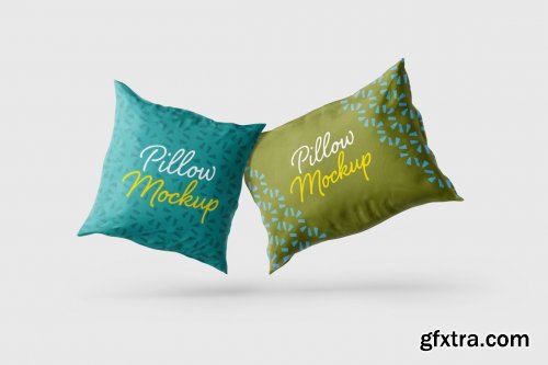 CreativeMarket - Pillow Cover Mockup Set | Textile 5715540