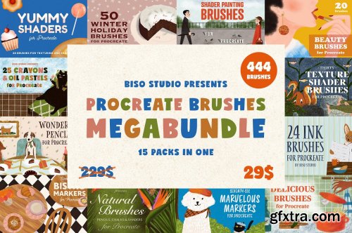 CreativeMarket - Procreate Brushes Megabundle 5177864