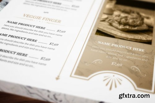 Classy Food Menu 7 Template