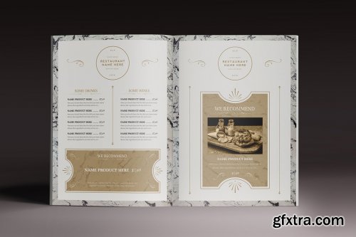 Classy Food Menu 7 Template