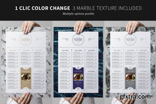 Classy Food Menu 7 Template