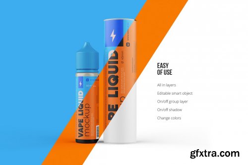 CreativeMarket - Vape Liquid Packaging Mockup 60ml 5697768