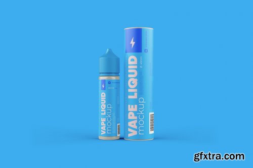 CreativeMarket - Vape Liquid Packaging Mockup 60ml 5697768